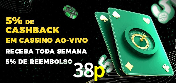 Promoções do cassino ao Vivo 38p